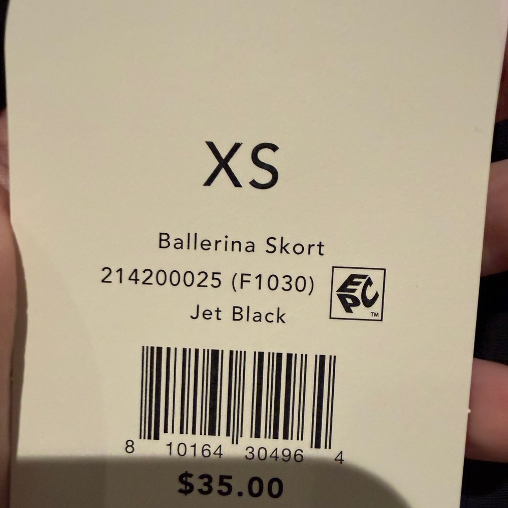 New Blogilates Black Ballerina Skort Size XS - Picture 4 of 5